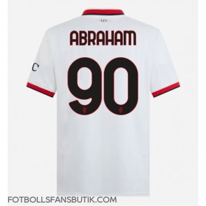 AC Milan Tammy Abraham #90 Replika Bortatröja 2024-25 Kortärmad